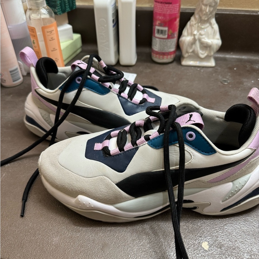 Puma Black and White Sneakers